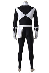 Movie Mighty Morphin Power Rangers Zack Cosplay Bodysuit Cosplay Costume for Men's Jumpsuit